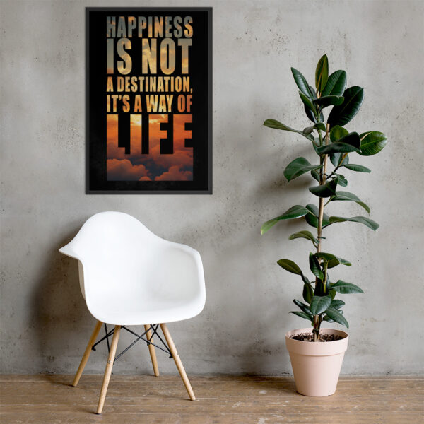 Canvas – 24 x 36“ – Happiness Is Not A Destination - Image 8