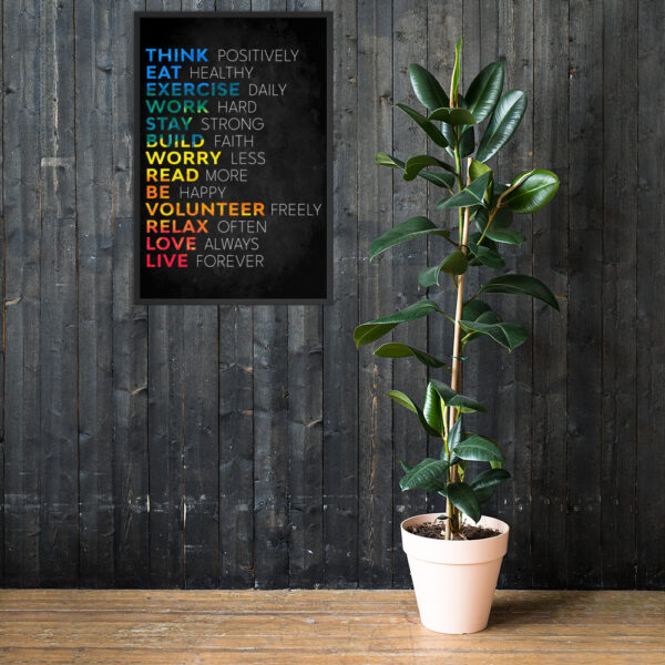 Canvas – 24 x 36“ – Think Positive - Image 10