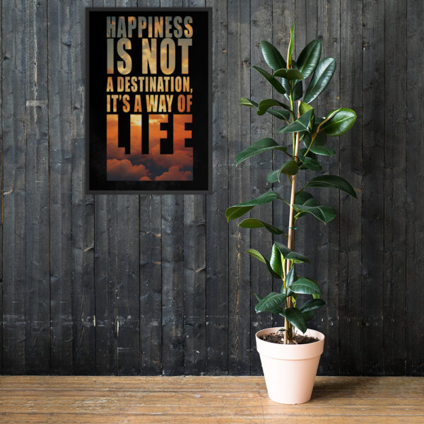 Canvas – 24 x 36“ – Happiness Is Not A Destination - Image 10