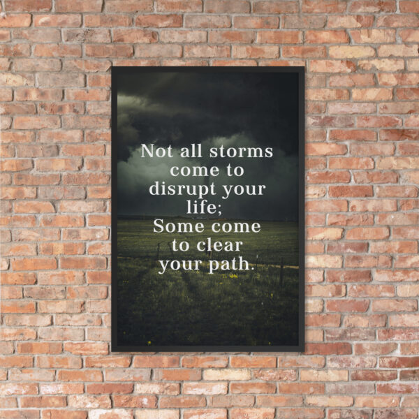 Canvas – 24 x 36“ –  Not All Storm Come To Disrupt Your Life - Image 11