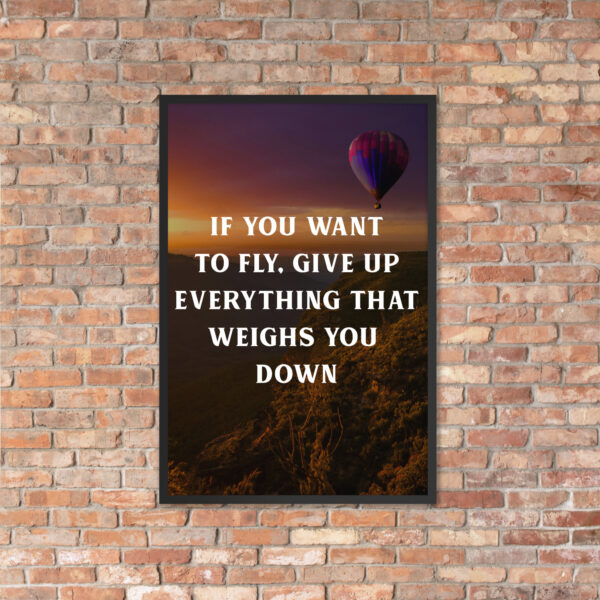 Canvas – 24 x 36“ – If You Want To Fly - Image 11