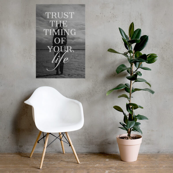 Canvas – 24 x 36“ – Trust The Timing Of Your Life - Image 5