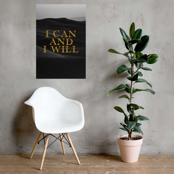 Canvas – 24 x 36“ – I Can And I Will - Image 5