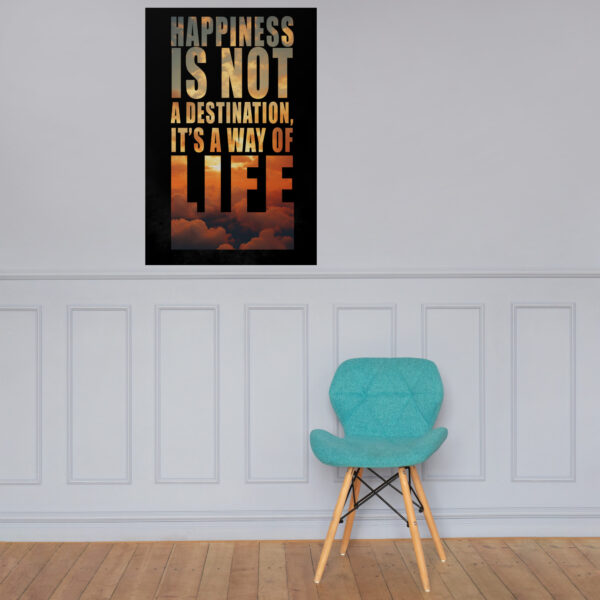 Canvas – 24 x 36“ – Happiness Is Not A Destination - Image 6